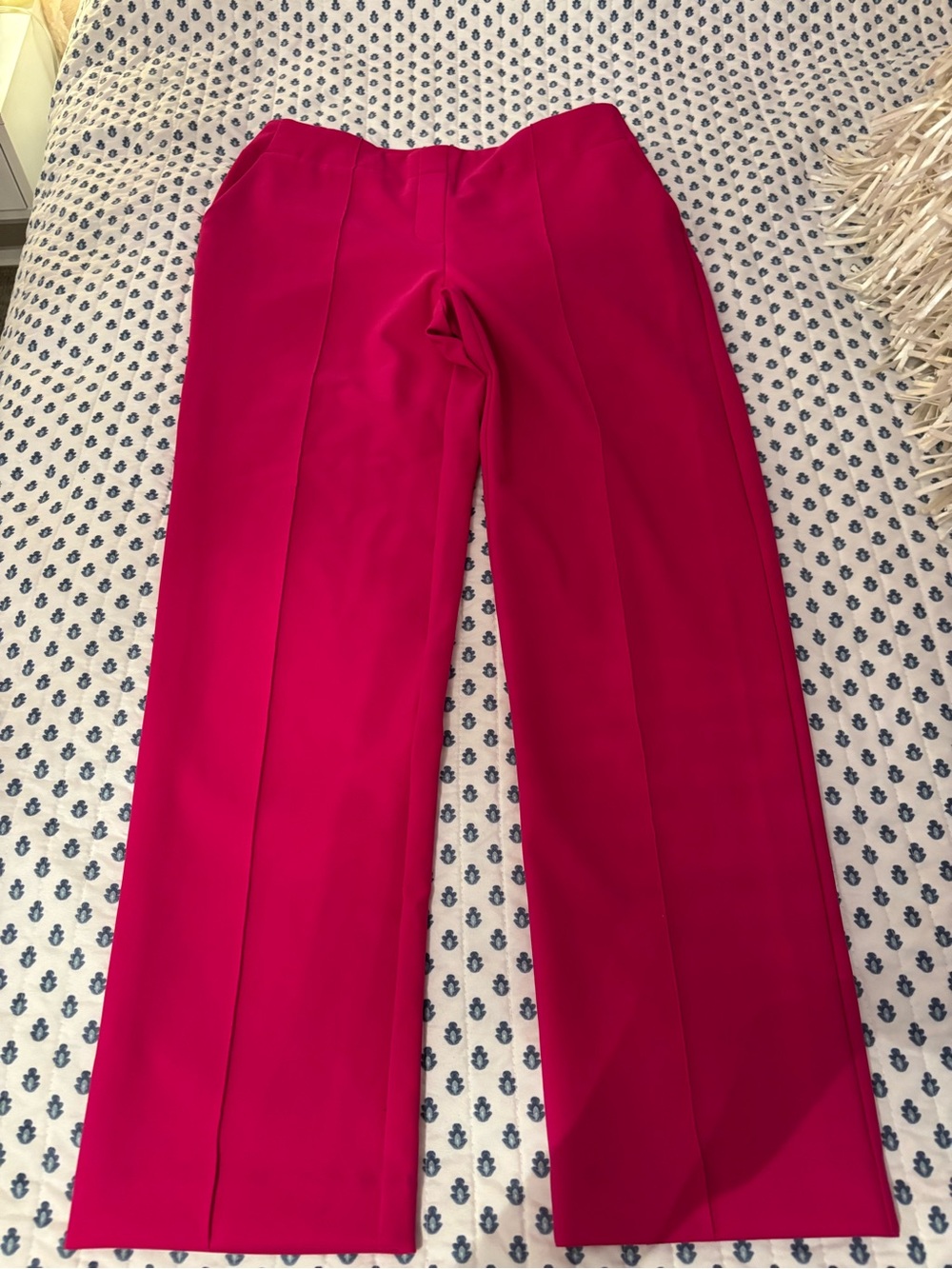 Rachel Zoe Bright Fuchsia Straight Leg Pants
